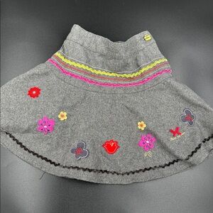 Deux Par Deux Wool Skirt